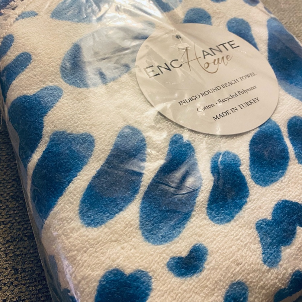 NIP Enchante Home round Turkish beach towel